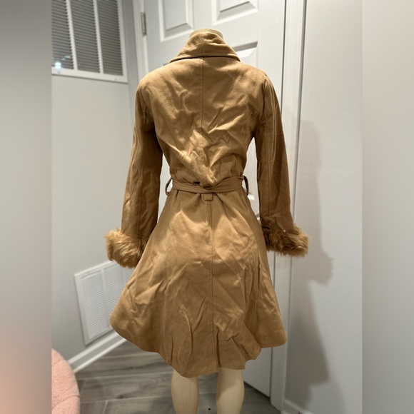 Tan Fur Dress Jacket - Picture 5 of 7
